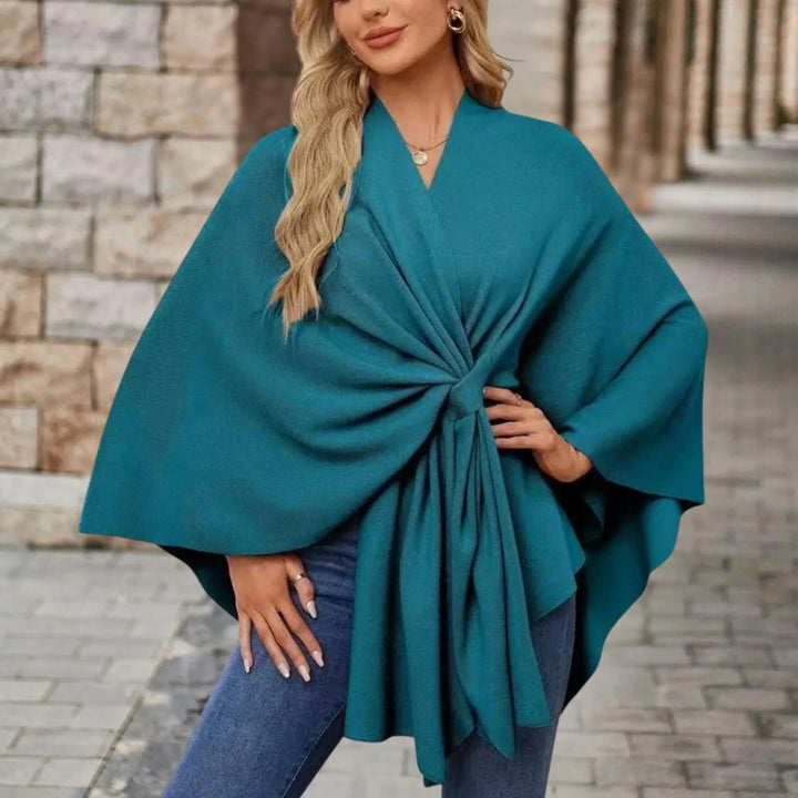 Briana™ | Elegant draperet poncho — 3