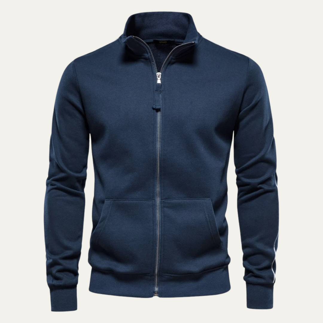 Freja Andersen | Herre afslappet let Zip Up jakke