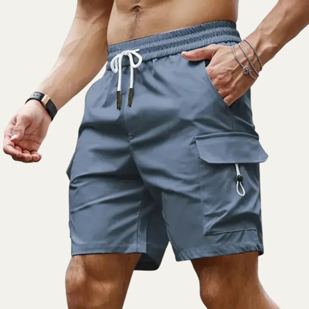 Freja Andersen | Herre let afslappet sommer Utility shorts