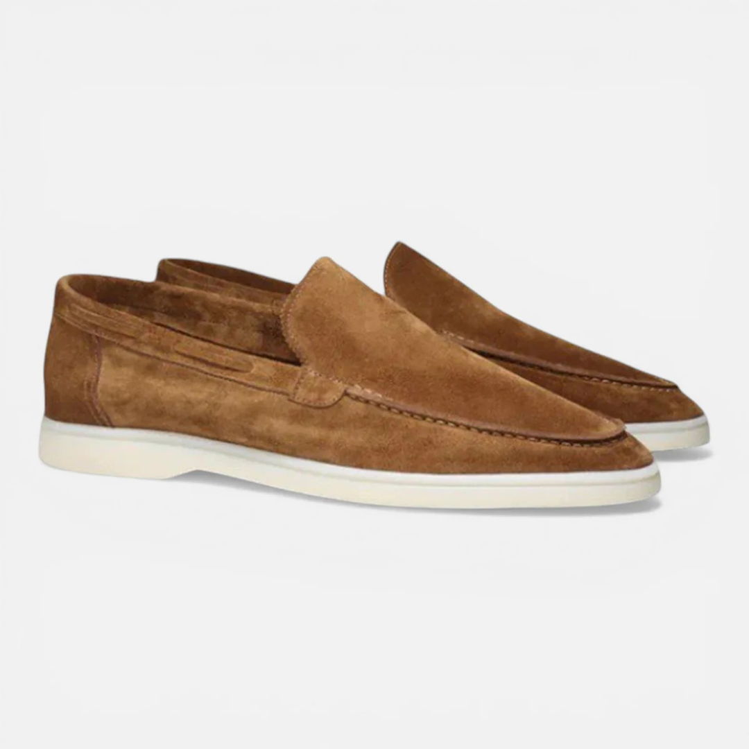 Freja Andersen | Herre ruskind afslappet loafers