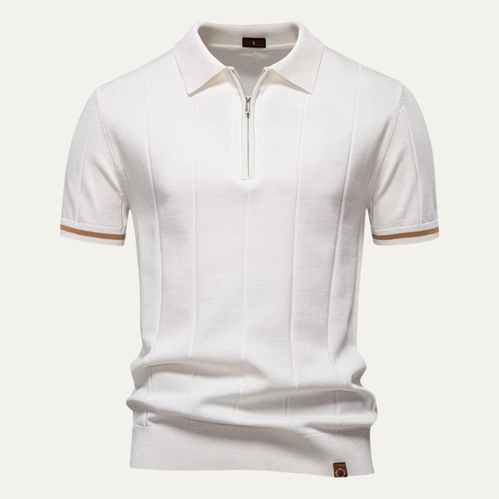 Freja Andersen | Herre kvart lynlås poloshirt