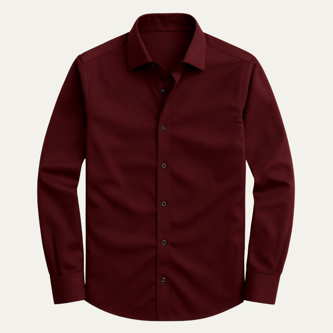 Kensington Satin bomuld herre Formal skjorte