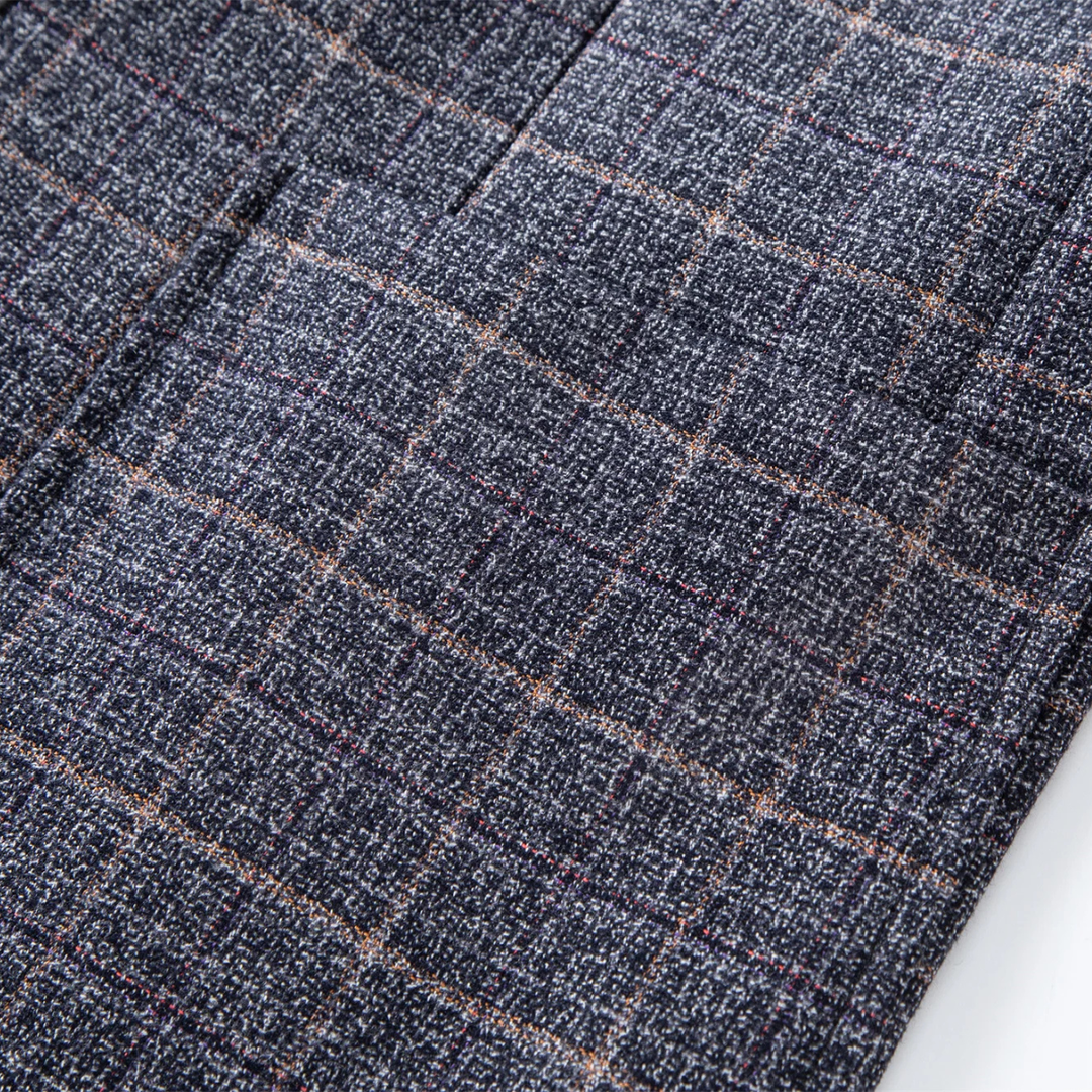 Freja Andersen | Herre Plaid stribet business afslappet Work jakke
