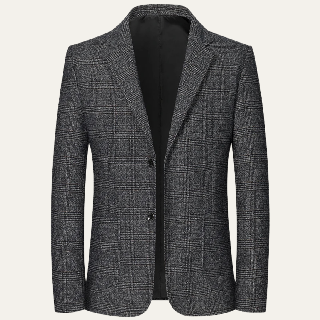 Freja Andersen | Herre vintage Checkered Plaid blazerjakke