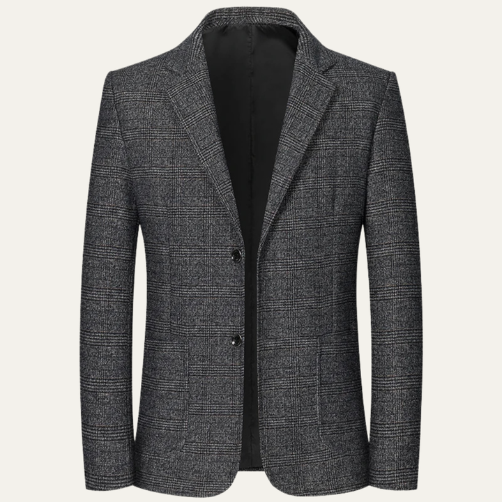 Freja Andersen | Herre vintage Checkered Plaid blazerjakke