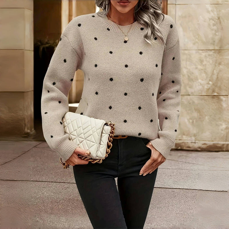 Esmee | Klassisk prikket sweater — 6
