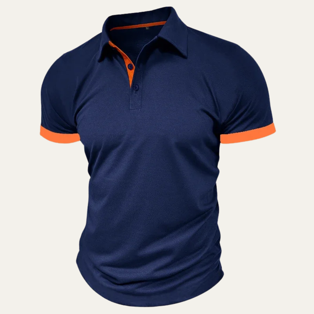 Freja Andersen | Herre slim fit afslappet sommer poloshirt