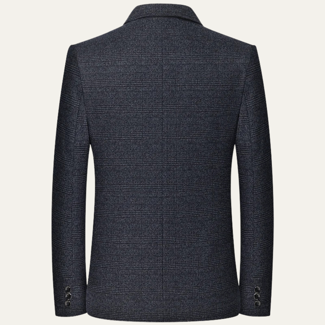 Freja Andersen | Herre vintage Checkered Plaid blazerjakke
