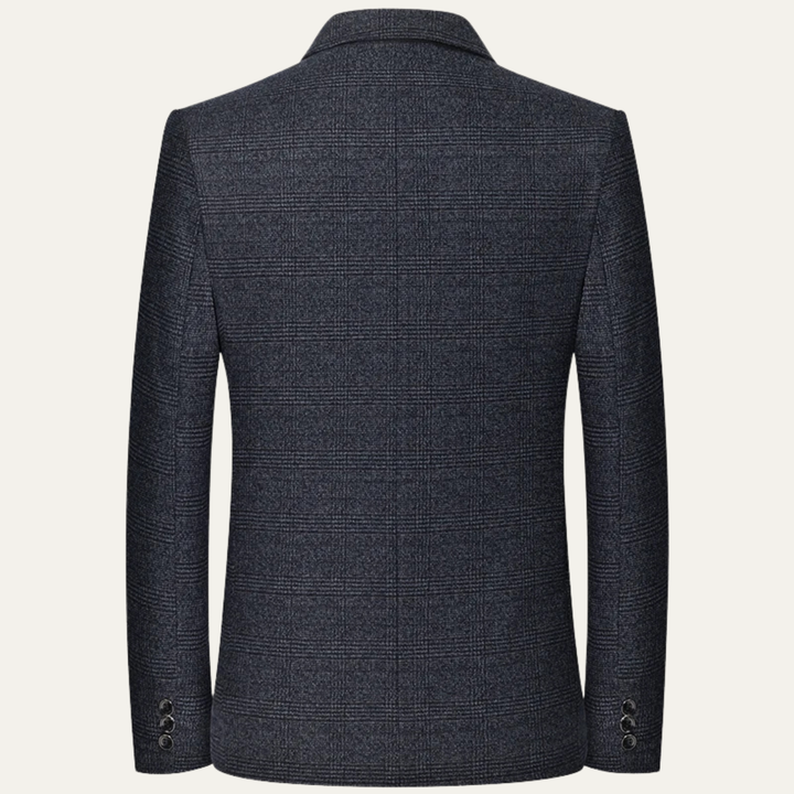 Freja Andersen | Herre vintage Checkered Plaid blazerjakke