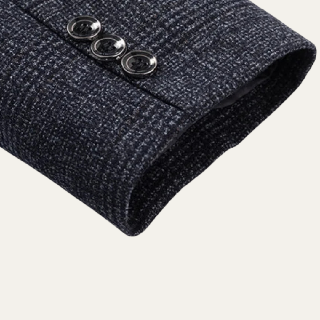 Freja Andersen | Herre vintage Checkered Plaid blazerjakke