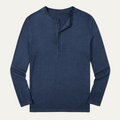 Freja Andersen | Herre langærmet henley skjorte | moderne bomuld top