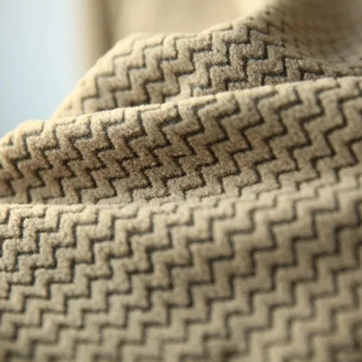 Freja Andersen | Herre kashmir Wavy Texture trøje med Chest Pocket