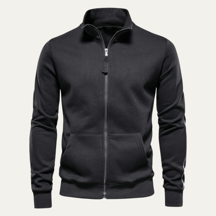 Freja Andersen | Herre afslappet let Zip Up jakke