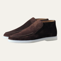 Freja Andersen | Herre klassisk stilren afslappet Slip On ruskind loafers