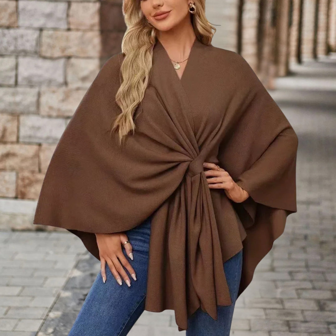 Silei | Elegant ponchotrøje — 6
