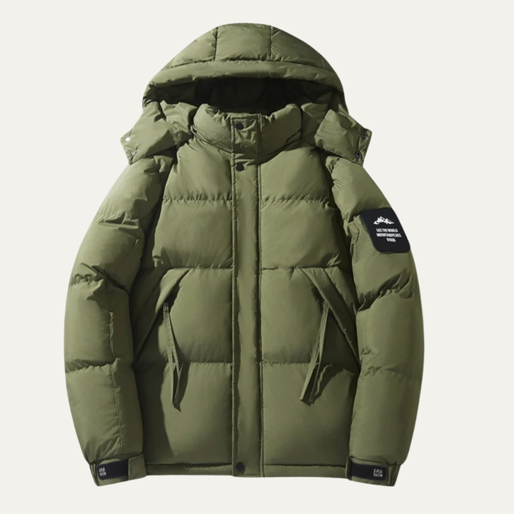 Freja Andersen | Herre trendy Detachable Hood løs pasform jakke