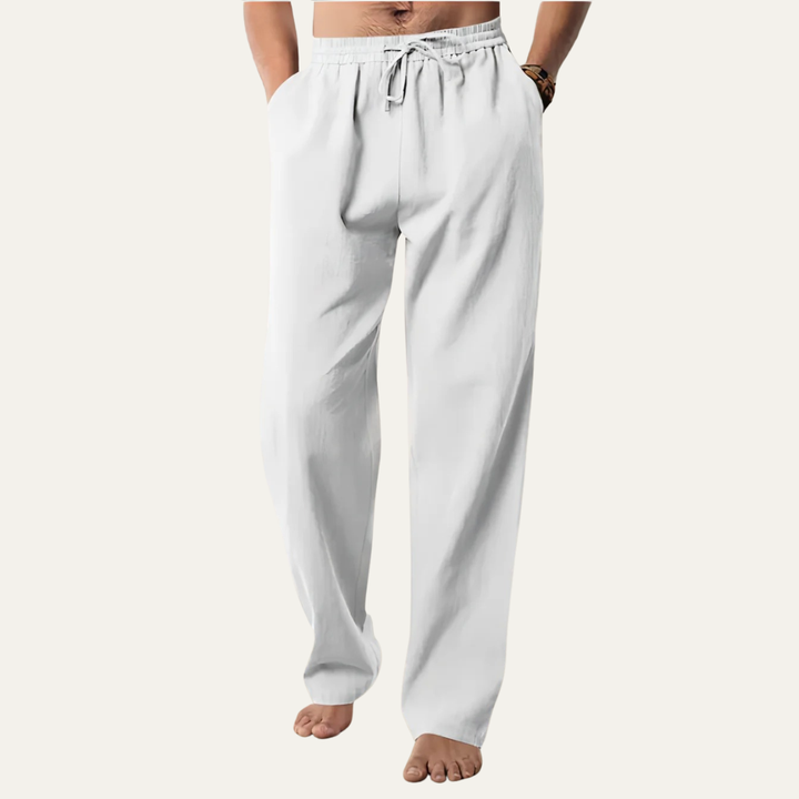 Larkspur | Herre bomuld Hemp åndbar Straight Leg bukser