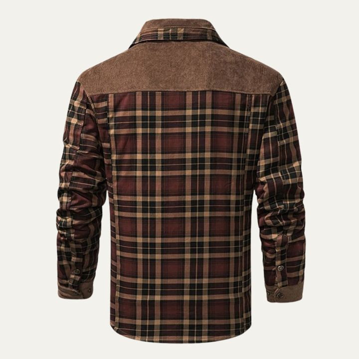 Freja Andersen | Herre Check Plaid fleeceforet Flannel jakke