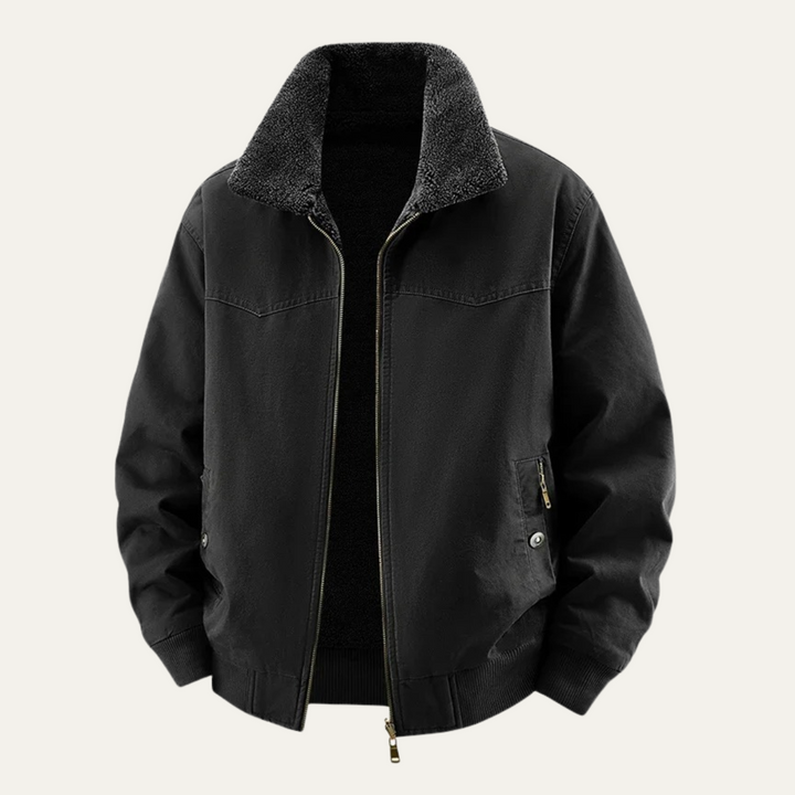 Freja Andersen | Herre fleeceforet Reversible bomberjakke