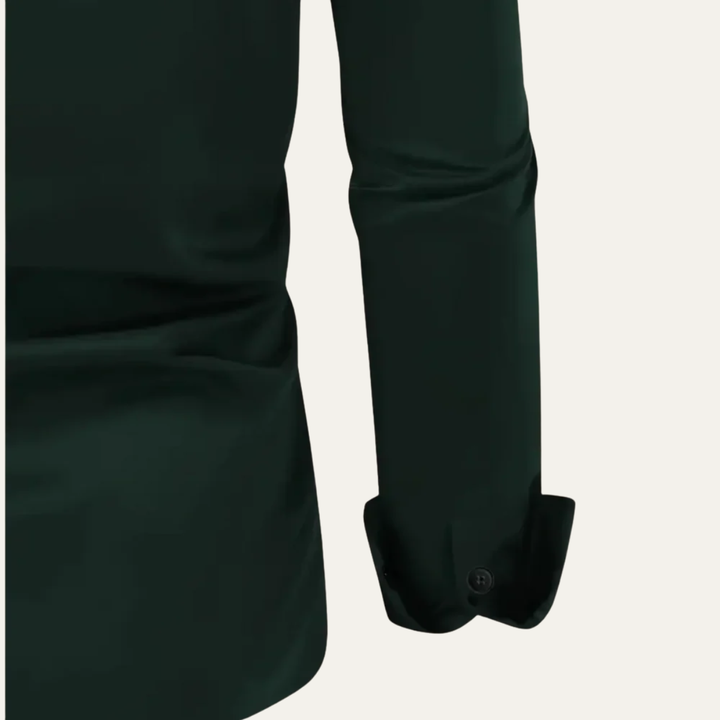 Freja Andersen | Herre stretch knaplukning slim fit kjole skjorte