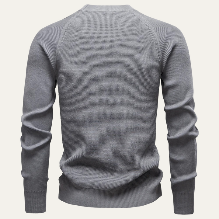Freja Andersen | Herre afslappet blød strik slim fit trøje
