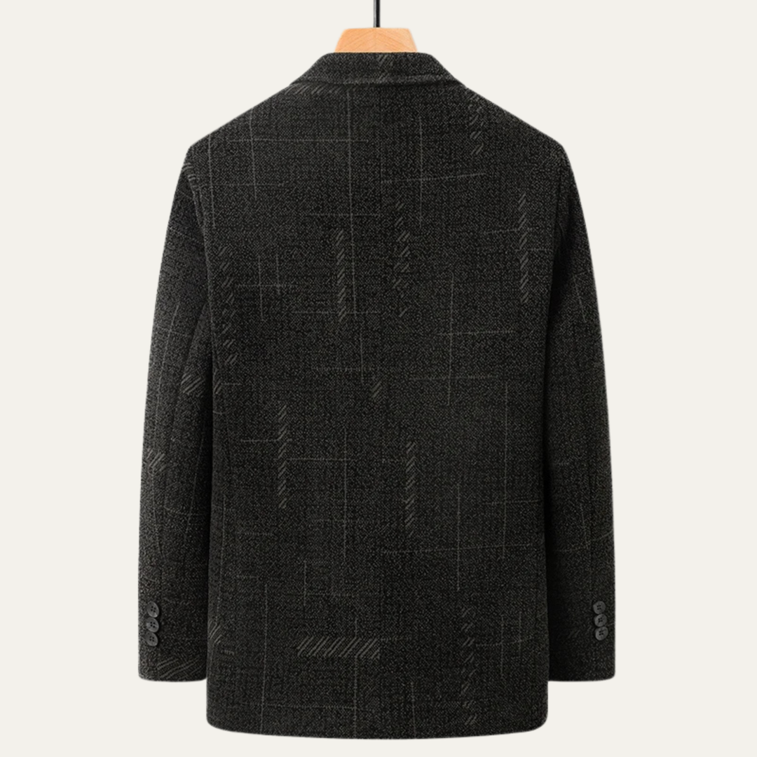 Freja Andersen | Herre stilren business blazer med varm blødt foer