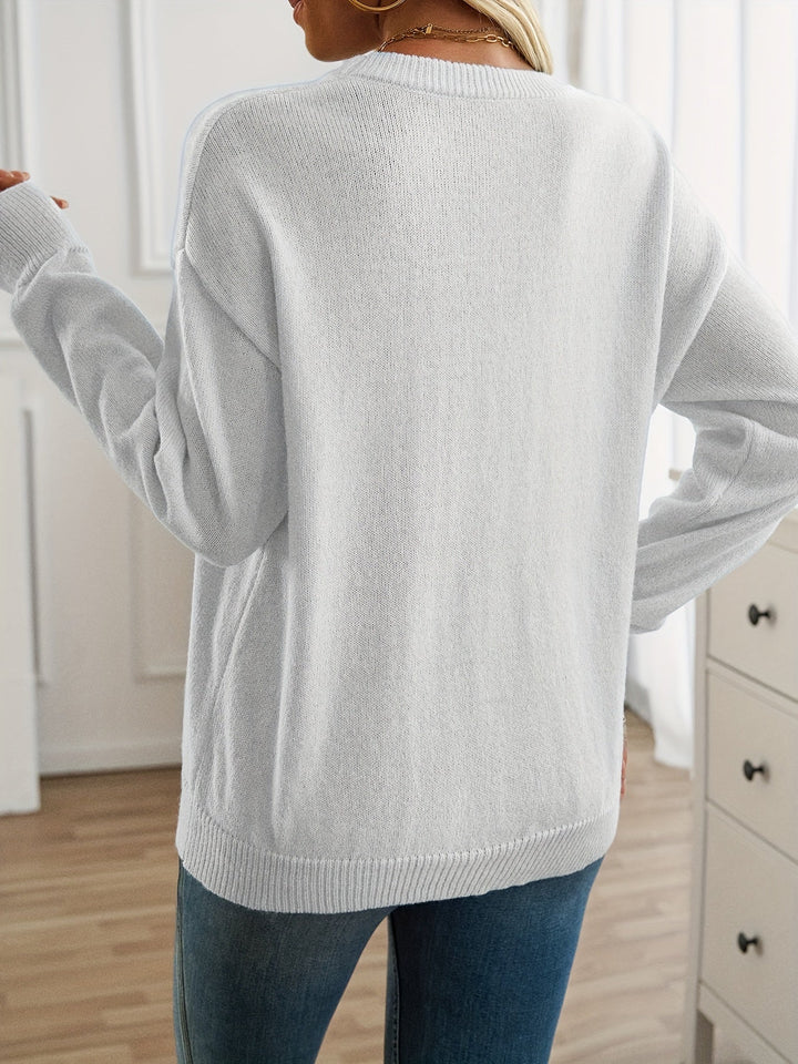 Elisabeth - Langærmet sweater med rund hals — 7