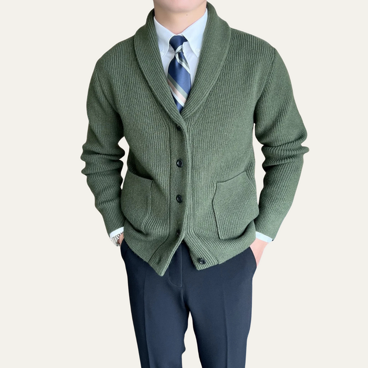 Cambridge | Herre Shawl krave strik trøje