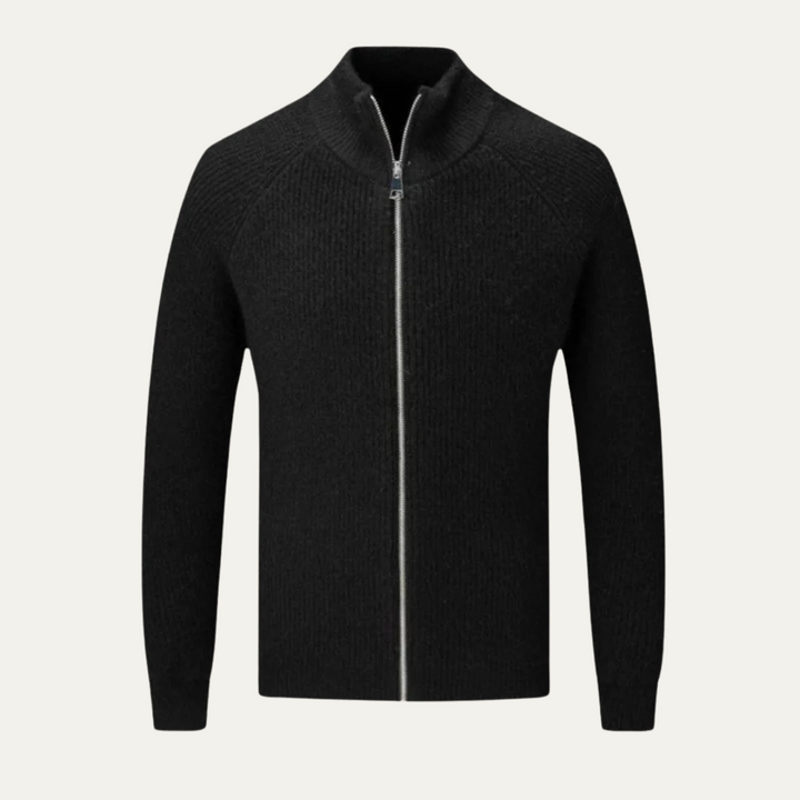 Richmond | Herre Elegant merino uld Zip Up cardigan