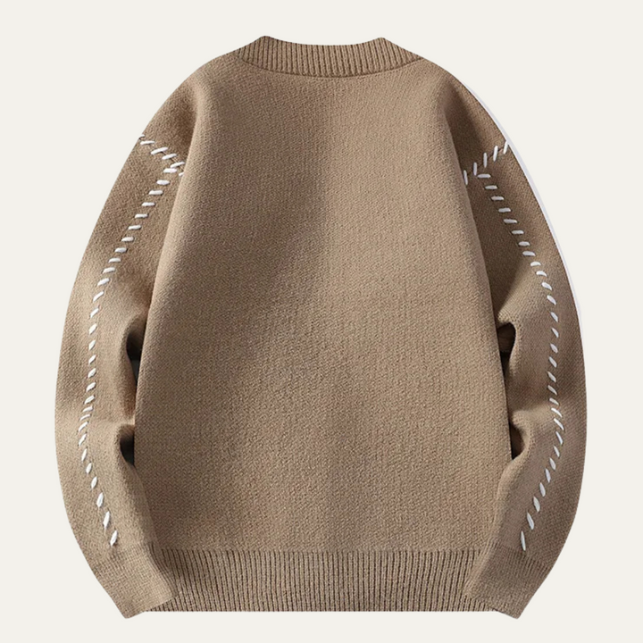 Hawthorne | Herre knap Front strik cardigan trøje