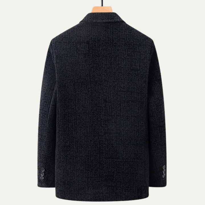 Freja Andersen | Herre business chenille varm Fur Lined blazer