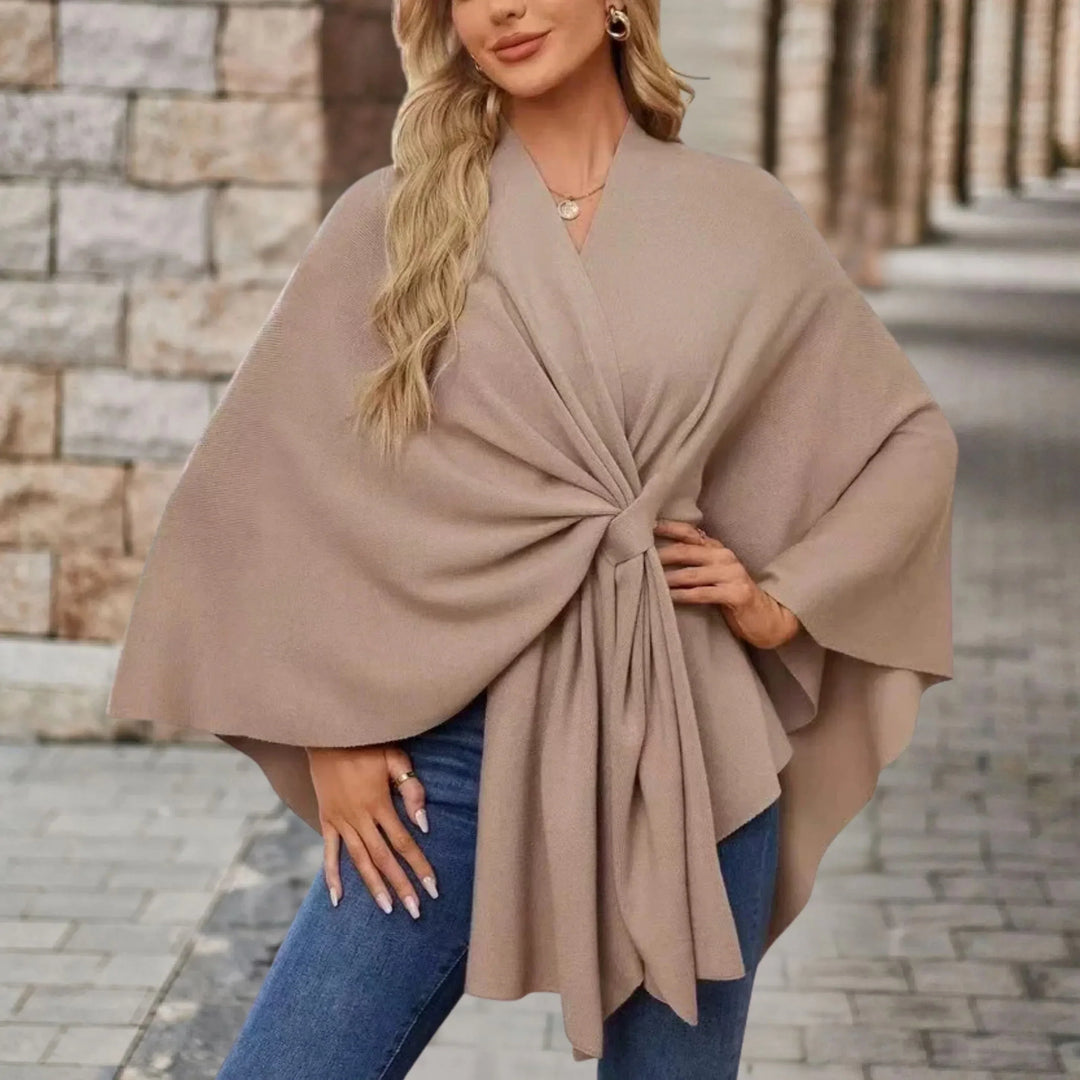 Briana™ | Elegant draperet poncho — 5