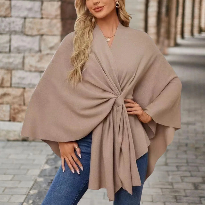 Briana™ | Elegant draperet poncho — 5