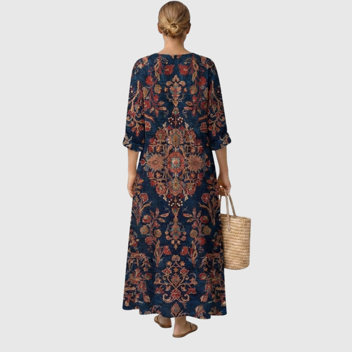 Adela™ | Charmerende blomstret kjole – billede 3