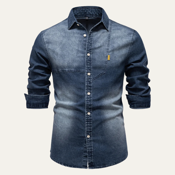 Freja Andersen | Herre slim fit Cowboy Style denim skjorte