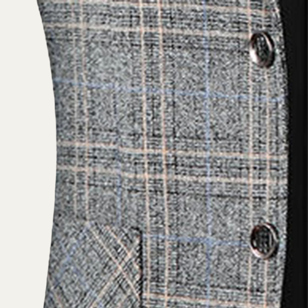 Freja Andersen | Herre stilren afslappet Checked let slim fit blazer