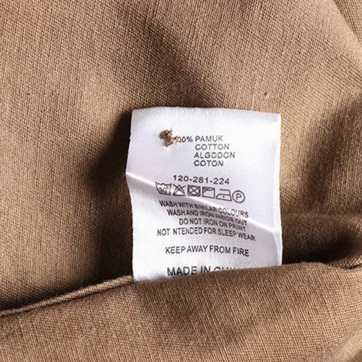 Freja Andersen | Herre vintage Washed Utility afslappet skjortejakke