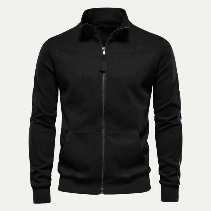 Freja Andersen | Herre afslappet let Zip Up jakke