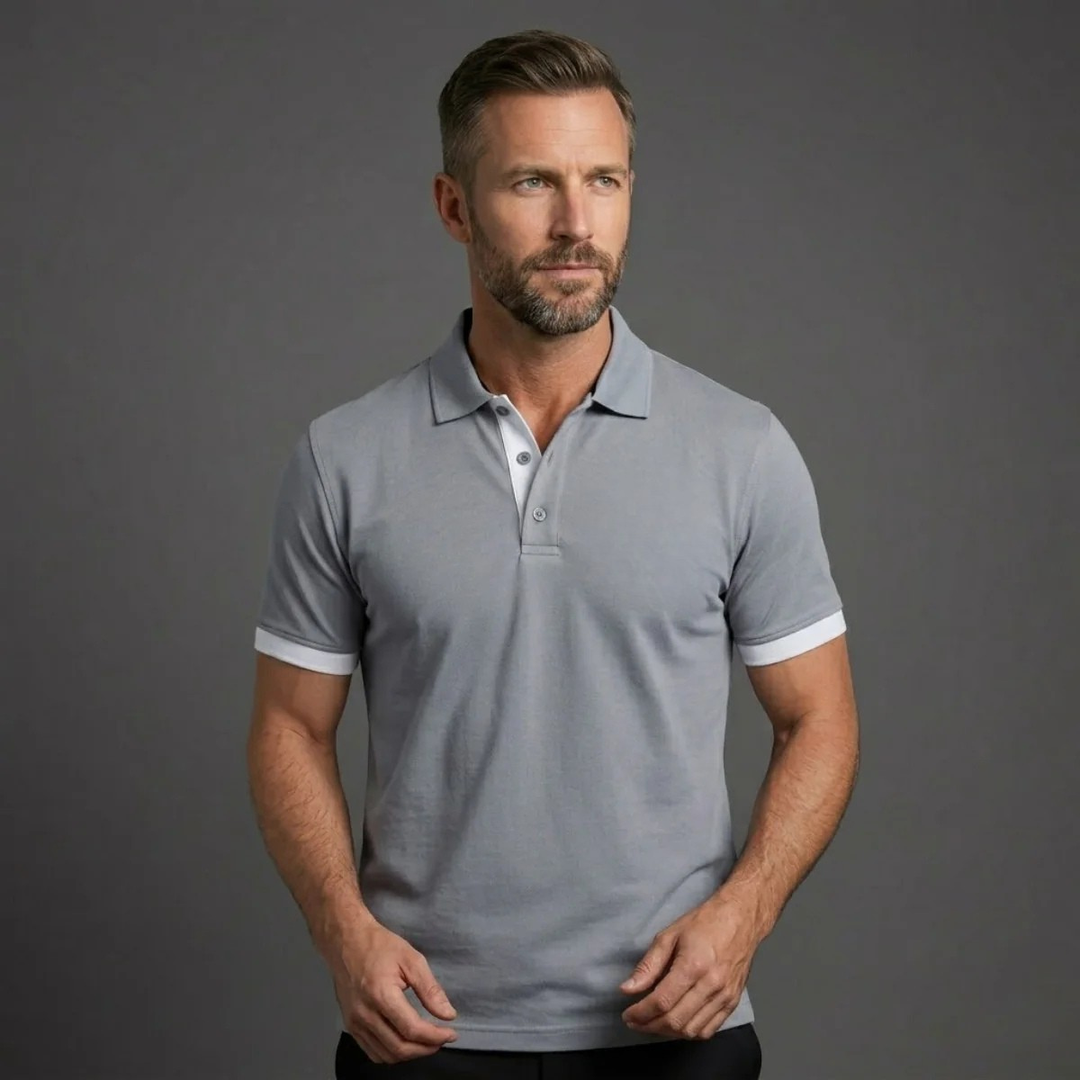 Freja Andersen | Herre Elegant poloshirt
