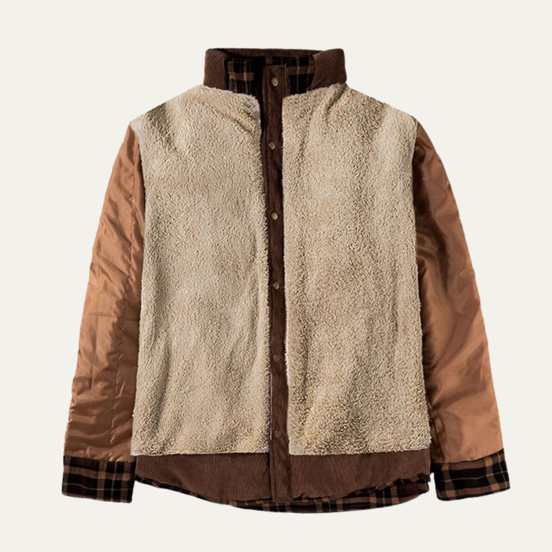 Freja Andersen | Herre Check Plaid fleeceforet Flannel jakke