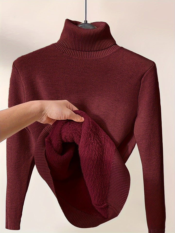 Zerra | Blød Turtle Neck Pullover Jumper — 4
