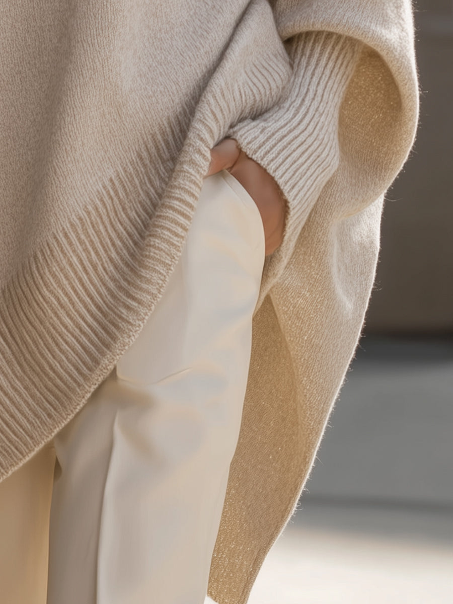 Aster | Oversized ponchotrøje — 10
