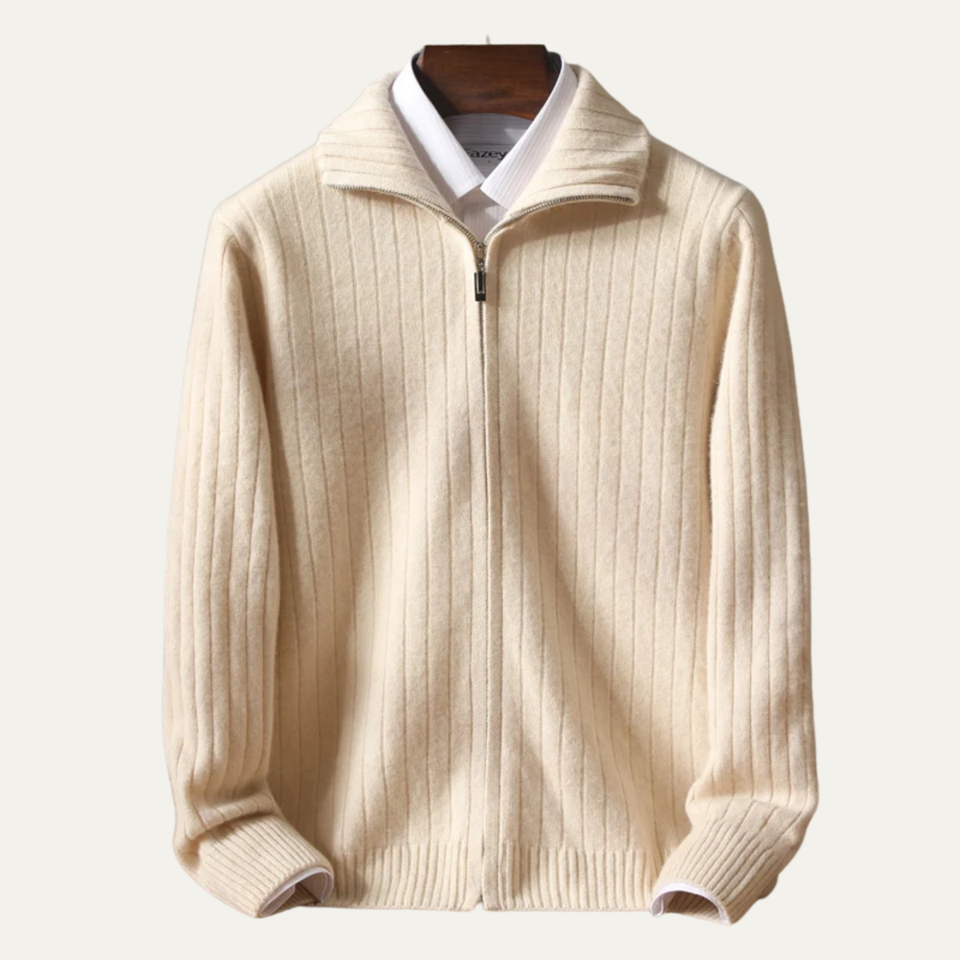 Blackwell | Herre vinter strik merino uld Zip cardigan