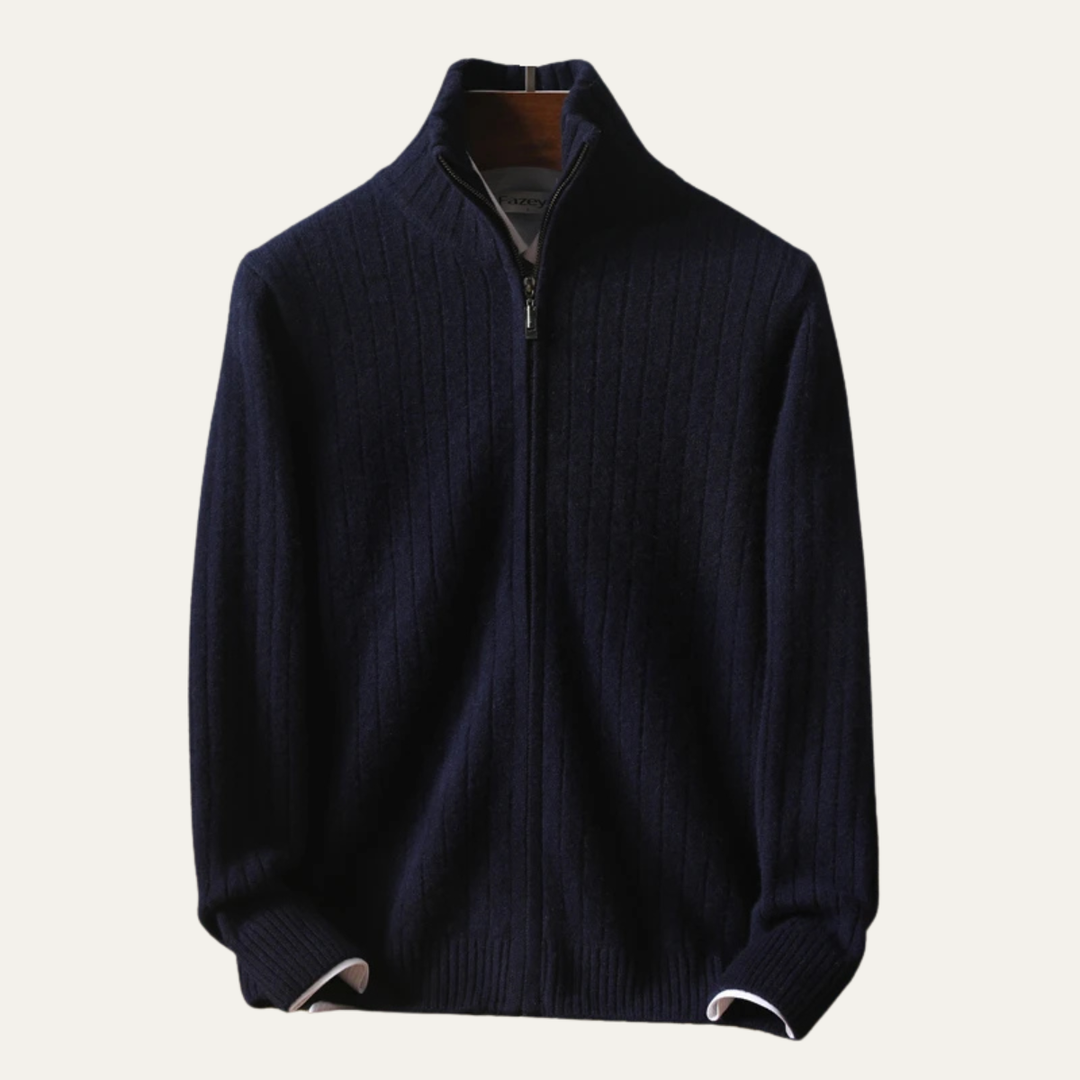 Blackwell | Herre vinter strik merino uld Zip cardigan
