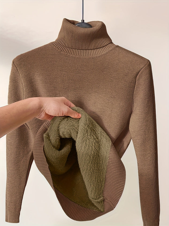 Zerra | Blød Turtle Neck Pullover Jumper — 1