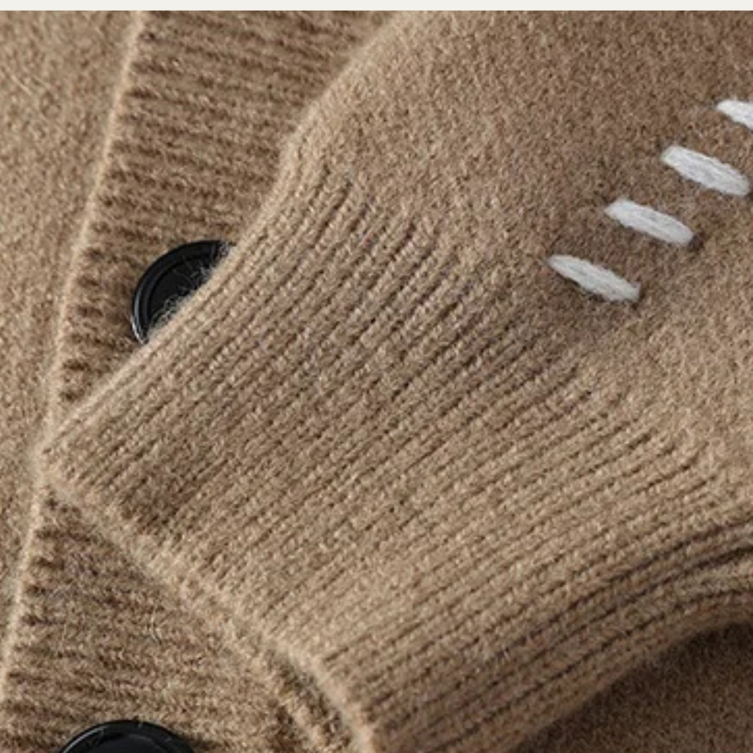 Hawthorne | Herre knap Front strik cardigan trøje
