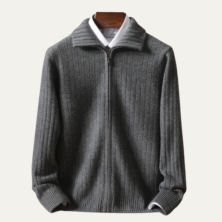 Blackwell | Herre vinter strik merino uld Zip cardigan