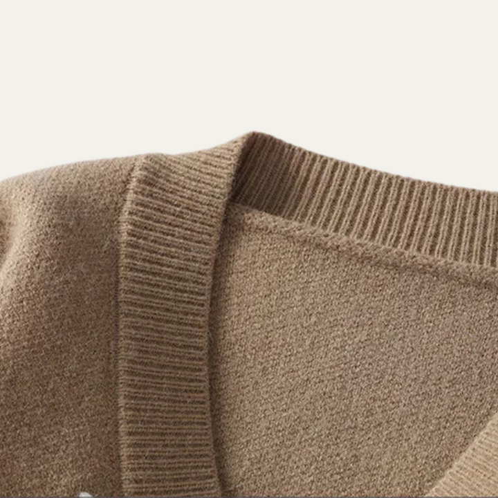 Hawthorne | Herre knap Front strik cardigan trøje
