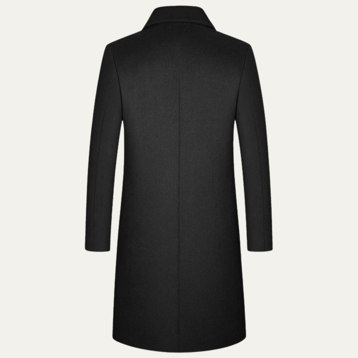 Freja Andersen | Herre Elegant uld lang vinter stilren frakke