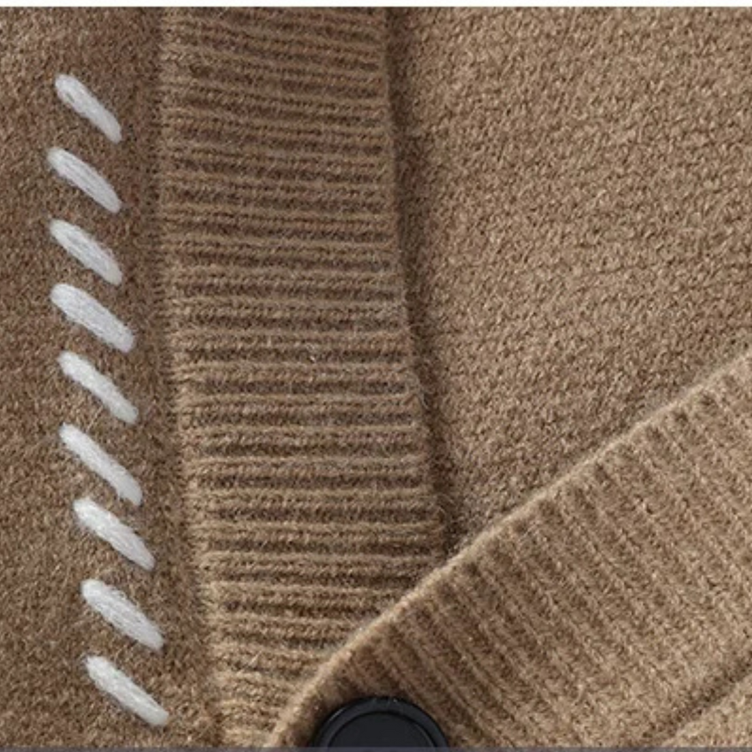 Hawthorne | Herre knap Front strik cardigan trøje